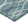 thumbnail image 4 of Addison Rugs Chantille Indoor/Outdoor Transitional Waves Teal Washable Rectangle Rug, 2'6" x 3'10", 4 of 6