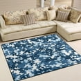thumbnail image 2 of Digital Camouflage Blue Non-Slip Runner Rug Washable Soft Absorbent Living Room Rugs for Bedroom 63x48 Inches Home Decor, 2 of 7