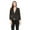 Charcoal, variant on Women's Solid Comfy Casual Office Work 3/4 Long Sleeve Open Front Blazer Jacket S-3XL