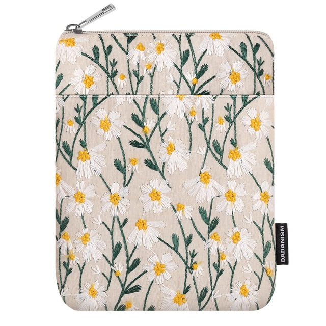 Funda con diseño de margaritas bordadas de dadanismo para Kindle Paperwhite