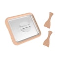thumbnail image 2 of Elodie Ice Cream Cold Pan Plate Portable Fried Yogurt Machine Dustproof Lid for Sorbets orange, 2 of 8