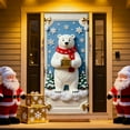 thumbnail image 2 of YWIYIUD Christmas Door Cover Christmas Tree Door Decorations, Xmas Tree and Wreaths Door Decorations for Front Door, Merry Christmas Porch Banner for Wall Home Outdoor Indoor Party Home Decor, 2 of 8