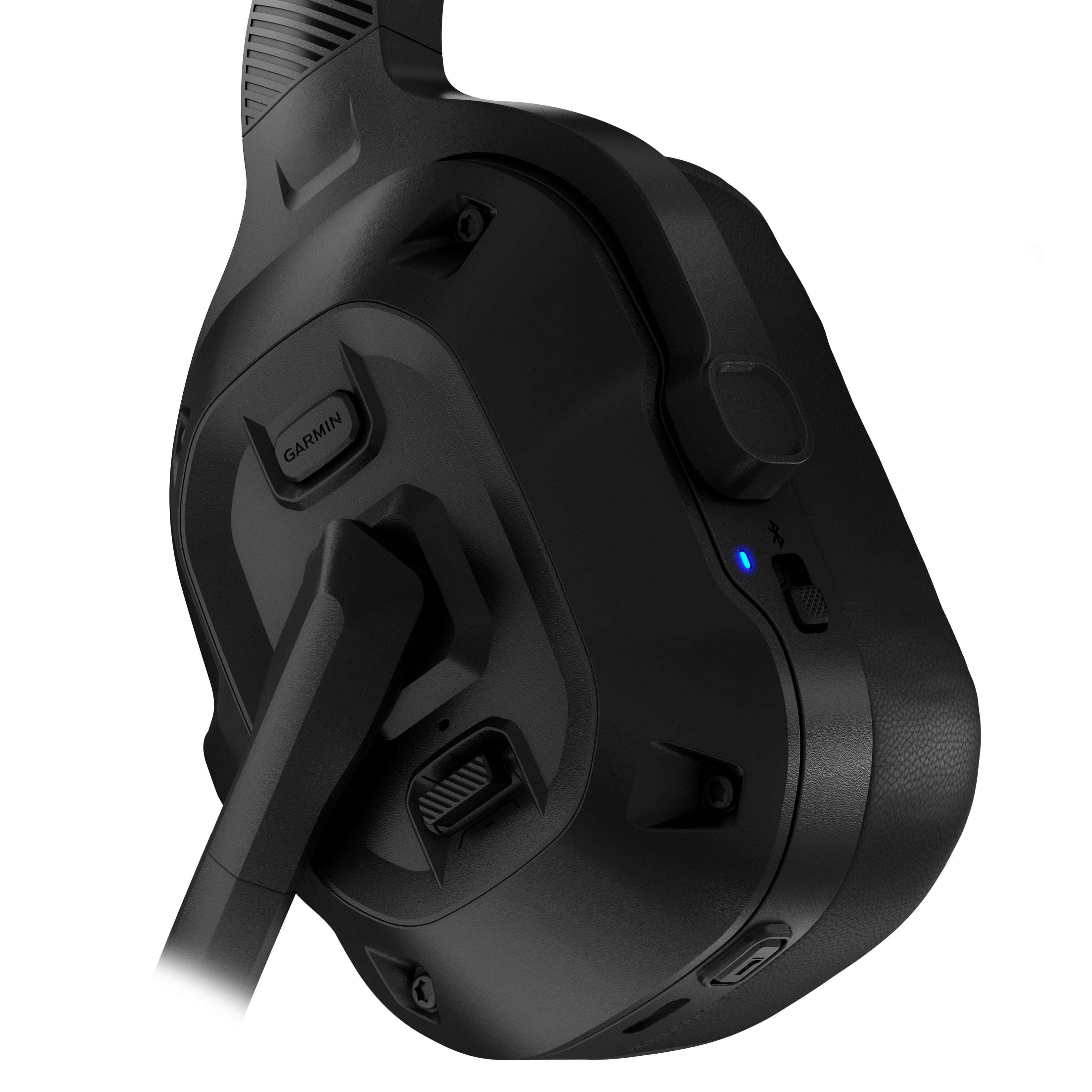 Garmin dēzl™ Headset 210, 2-in-1 Premium Trucking Headset, Active Noise Cancellation, Long Battery Life, 60 Hours of Talk Time, Built-in LED Flashlight, Convertible Design