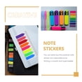 thumbnail image 2 of WORGEOUS 40 Sets Sticky Page Tags Colorful Page Marker Plastic Memo Pad Page Guiding Tabs, 2 of 8