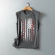 thumbnail image 3 of Tops Para Mujer Elegante Blusa Casual Moda Causal Rounk Cuello Estampado Camiseta Sin Mangas Tanque Odeerbi ODB160998, 3 of 3