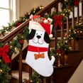 thumbnail image 4 of 2026 Christmas Home Party Decoration Christmas Stockings Cute Puppy Xmas Stocking With Santa Hat For Fireplace Tree Hanging Christmas Decorations Gifts Christmas Celebration Party Supplies, 4 of 7