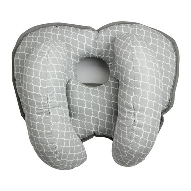 Almohada en forma de U para bebé, posicionador suave para dormir, soporte para la cabeza para asiento de coche (A) Ehuebsd sin BPA