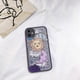 thumbnail image 5 of Funda compatible con iPhone 11 (transparente esmerilada PC trasera 3D sol luna dibujos animados niñas mujer y suave TPU parachoques silicona delgada) para iPhone 11-púrpura, 5 of 5