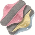 thumbnail image 4 of YOPTOP 4pcs Leak-Proof & Waterproof Washable Incontinence Pads with Graphene Aseptic Technology for Elderly Care,9.06inch Random 4pcs,none, 4 of 7