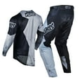 thumbnail image 4 of Willbros Motocross MX Jersey Pants Combo Dirt Bike Offroad Breathable Summer Racewear Downhill Gear Set Gray Black (Jersey Adult XL/Pants W36), 4 of 5