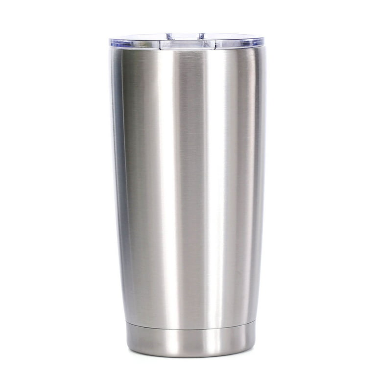 Aspire 12 Oz Stainless Steel Wine Tumbler with Lid, Double Wall Vacuum  Insulated Travel Cup-Blue