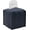 Navy Blue, variant on Modern Square Decorative PU Leather Facial Paper Case Organizer Holder Dispenser, Tissue Box Cover for Bathroom, Vanity Countertop, Night Stands, Desk, Car, 5X5X5inch