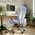 thumbnail image 3 of SEANATIVE Stretch Office Chair Cover Washable Computer Chair Slipcover Dustproof Desk Chair Slipcovers Executive Boss Chair Protection Covers, S, Rabbit Bunny Butterfly Flower Violet Easter, 3 of 7