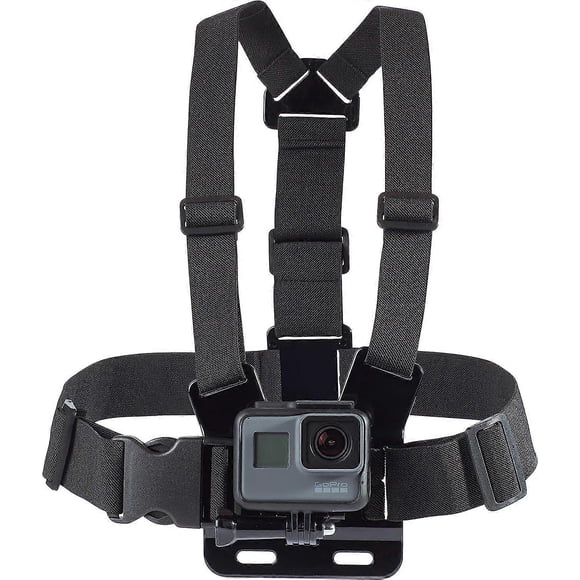 Chest Harness with GoPro Camera Mount (all models), Black