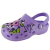 Womens 'Groovy ' Clogs Shoe, Purple/Multi, US 11