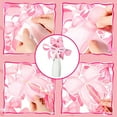 thumbnail image 4 of NestE 30 Pcs Bow Party Decorations Coquette Bow Table Toppers Birthday Table Decor Coquette Party Centerpieces Sticks for Birthday Bachelorette Bridal Decor(Pink), 4 of 6