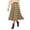 Khaki, variant on DYTTDG Women's Classic Plaid High-Waist A-Line Midi Skirt | Elastic Waist Mid-Calf Flared Skirt, Casual Spring-Fall Outer Bottom for Daily & Vacation Occasions