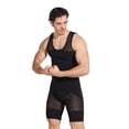 thumbnail image 5 of Lilgiuy Men's Buckle Adjustment Belly Shaper Corset Waist Corset Chest Belly Belt Stereotype Vest Invisible Breathable Black ,6 Fall Fashion for 2022 Spring Winter, 5 of 5