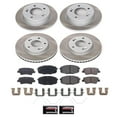 thumbnail image 2 of PowerStop Front and Rear Semi-Coated Rotor and Low-Dust Ceramic Brake Pad Kit SC8008, 2 of 3
