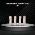 thumbnail image 3 of 10Pcs 250V 0.5A 500mA Fast Blow Ceramic Fuses Tubes 5mm x 20mm, 3 of 8