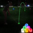 thumbnail image 3 of 6 Color LED Golf Balls Light Up - Glow in Dark for Night Golf Practice, Outdoor Park, Durable Waterproof Golf Accessories Set LED-6Color, 3 of 6