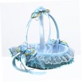 thumbnail image 4 of BESTYASH Cesta Para Azul De Tela Premium Para Almacenaje Con Detalle De Lazo, 4 of 8