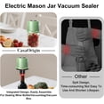 thumbnail image 5 of YANGLI Electric Mason Jar Vacuum Sealer Kit – Automatic for Wide & Regular Mouth Jars, Includes Lids & Bags, 5 of 6
