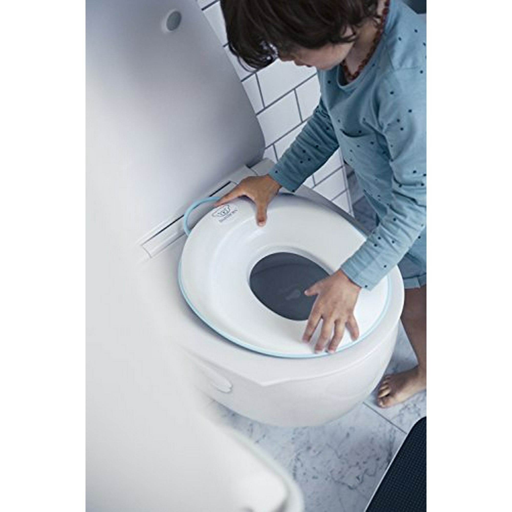 BABYBJORN Toilet Trainer White Grey