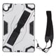 thumbnail image 1 of Funda para tableta Lenovo Tab P11 de 11 pulgadas, ultrafina, resistente a las sacudidas, con correas para los hombros y correas para las manos en la parte posterior, color plateado, 1 of 5