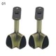 thumbnail image 1 of 2pcs Alloy Ceiling Mounted Bracket Corner Wardrobe Rod Clothes Rail Lever Holder, 1 of 5