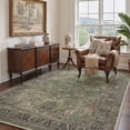 thumbnail image 3 of KUETH Modern 9x12 Area Rugs for Living Room, Non Slip Machine Washable Retro Rugs, Low Pile Chenille Print Rug for Bedroom, Dining Room, Home Office, 3 of 4