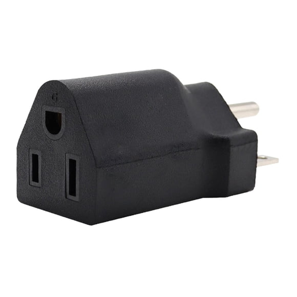 Advancent Portable 110-120V to 220-240V Plug Adapter Black carpas 6-15R a 5-15R