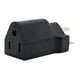 thumbnail image 1 of Yuarrent Portable 110- to 220-240V Plug Adapter Black carpas 6-15R a 5-15R, 1 of 1