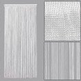 thumbnail image 5 of Rideau de Porte Fin avec Fil Argenté (Blanc, 100 * 200cm), Rideau de Porte Simple pour Décoration dense, 5 of 5