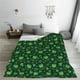 thumbnail image 5 of Balery Happy St. Patrick's Day Manta de Felpa Suave y Acogedora – Cobija de Franela Aterciopelada para Cama, Lavable y Cálida para Sofá, Mascotas, Transpirable-80"x60", 5 of 7