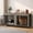 54"Gray, variant on EDX 54" Double Dog Crate Furniture for 2 Dogs,Heavy Duty Dog Kennel Furniture with Divider,Indoor Pet House End Table TV Stand with Extra Large Double Door,Rust