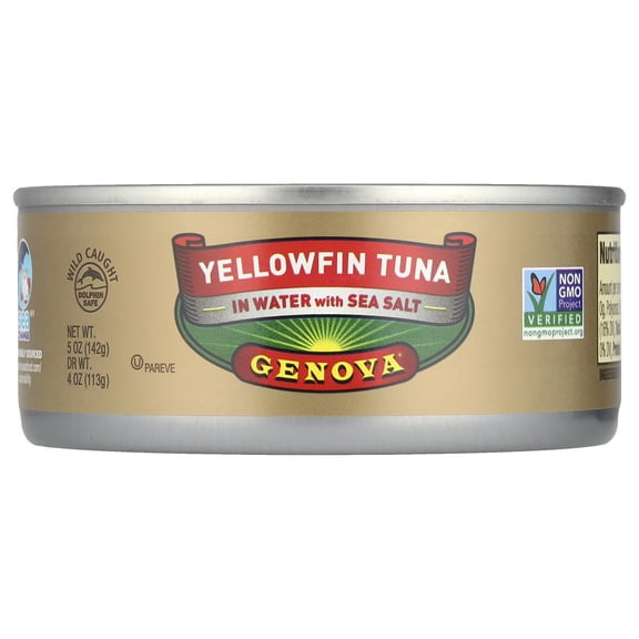 Genova Lite Premium Yellowfin Tuna in Water 5 oz