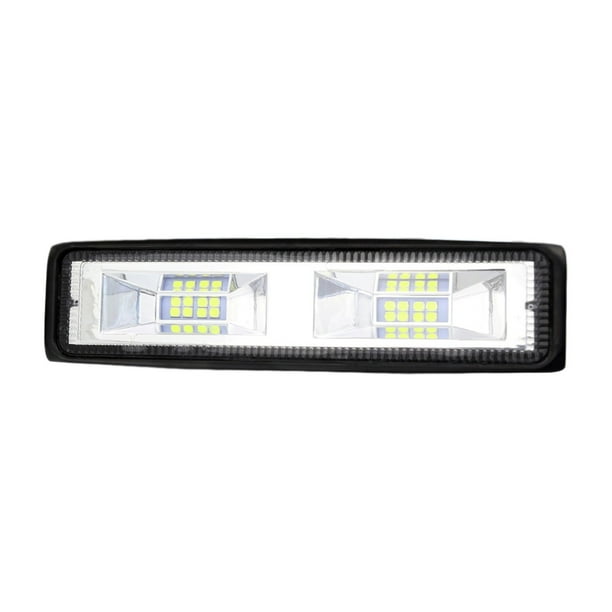 Pisexur Accesorios para coches, Electrónica para cochesLuz de trabajo LED de una línea para coche, motocicleta, 16 LED, luz para camión, asiento de coche