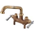 thumbnail image 1 of Central Brass 0466 6 in. Two Handle Laundry Faucet - Rough Brass, 1 of 3