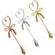 thumbnail image 2 of Cuchara de café de 3 piezas Cuchara para servir de postre Cuchara creativa Bowknot Cuchara mezcladora, 2 of 3