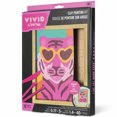 thumbnail image 6 of Vivid by Brea Reese: Clay Painting Art Kit - Wild Tiger - DIY Textured Clay-By-Number, 8 Air Dry Colors, Display Frame, Hot Pink Animal, Picture Craft, 6 of 7