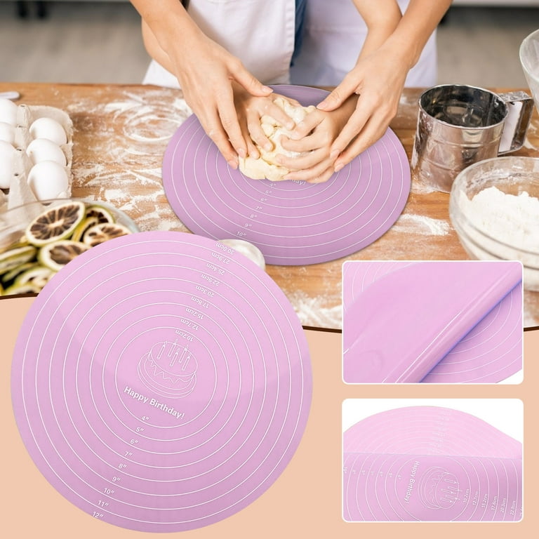 New Silicone Baking Mat Dough Fondant Rolling Kneading Mat Baking