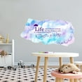 thumbnail image 2 of QUOTES - Life Isn't About Waiting For The Storm To Pass It's About Learning To Dance In The Rain - Home Lettering Art Inspirational Quotes Vinyl Wall Decal Sticker 20" x 10", 2 of 5