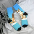 thumbnail image 5 of Netaao Bluey for Socks for Men and Women Non-Slip Middle Tube Socks Casual Crew Socks, 5 of 6