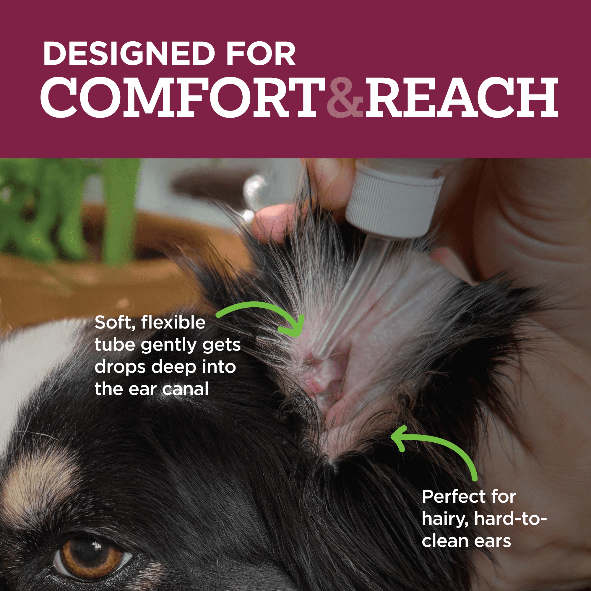 Vetality Medicated Otic Ear Care Liquid and Cleaner with Hydrocortisone for Dog, 2 fl oz Bottle