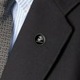 thumbnail image 5 of Marines Text USMC White Logo on Black Officially Licensed Metal 0.75" Lapel Hat Pin Tie Tack Pinback, 5 of 8