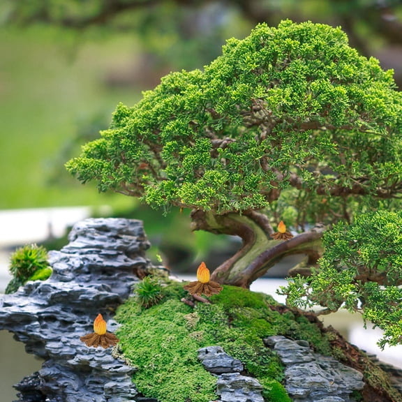 ELAYARD Model Fire Mini Faux Campfire Multi 4Pcs