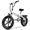 White, variant on CBVELO 1000W Peak Folding E-bike,48V20AH Removable Battery,25+MPH Long Range,20"Fat Tire for Adults,Dirt Sand All Terrain Commuter