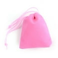 thumbnail image 2 of Rectangle Velvet Pouches Gift Bags Pink 12x10cm, 2 of 2