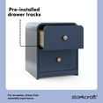 thumbnail image 4 of Storkcraft Santos 2-Drawer Nightstand, 4 of 12